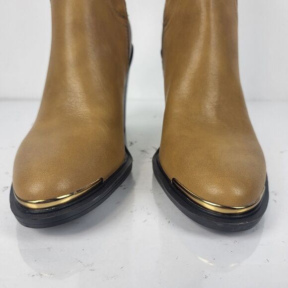 Franco Sarto L-Glenice 2 Knee High Women's Boot Camel Tan western Size 7.5 M - Picture 10 of 16